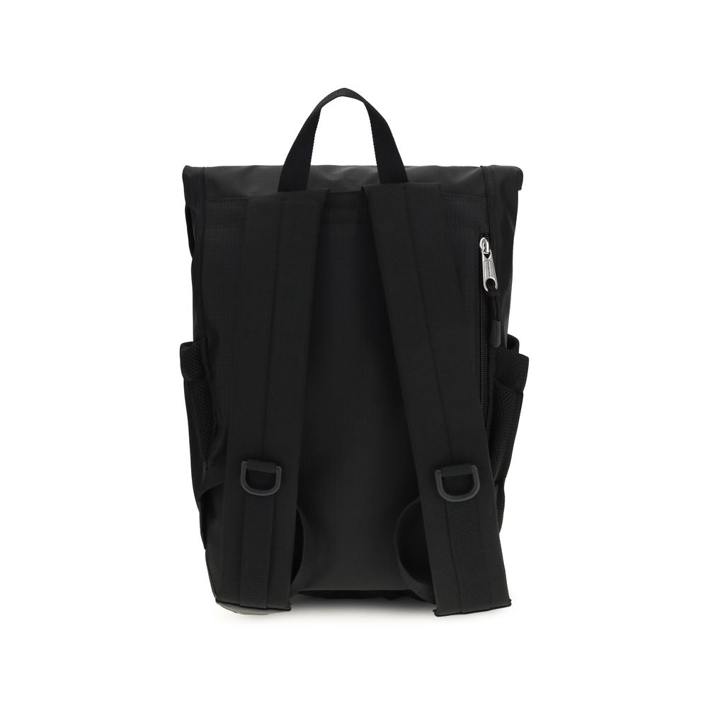 Balenciaga Black Nylon Metal Carabiner Detail Backpack
