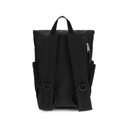 Balenciaga Black Nylon Metal Carabiner Detail Backpack