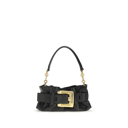 Balmain Black Calf Leather Mini Anthem Bag