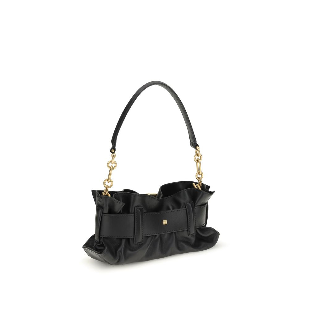 Balmain Black Calf Leather Mini Anthem Bag