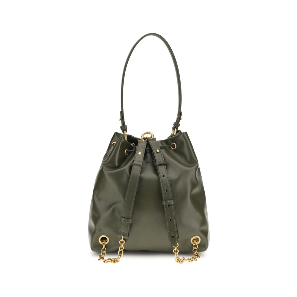 Balmain Bicolor Calf Leather Pulse Backpack