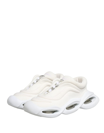 Dolce & Gabbana White Slip On Wave Low Top Sneakers