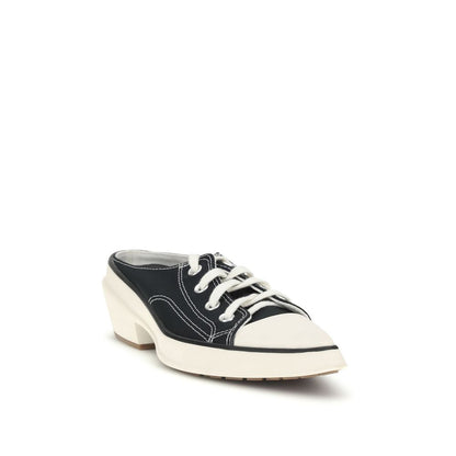 Converse Chuck 70 De Luxe Mules Sneakers in Black Fabric
