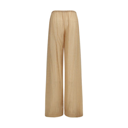 Ermanno Scervino Multicolor Polyester Casual Pants with Strass