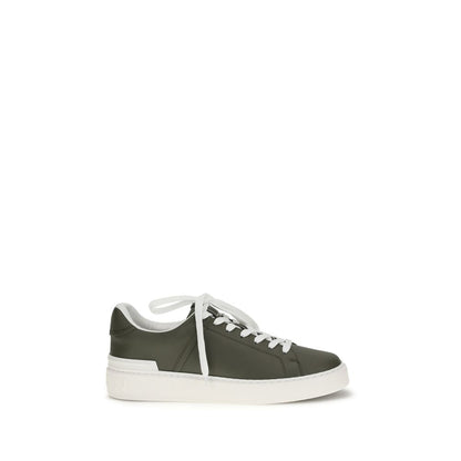 Balmain Bicolor Calf Leather B-Court Low Top Sneakers