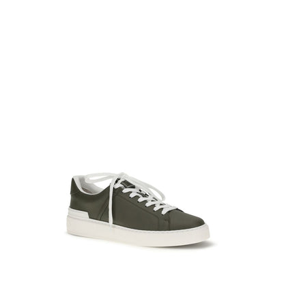 Balmain Bicolor Calf Leather B-Court Low Top Sneakers