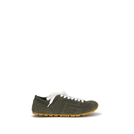 Balmain Bicolor Calf Leather Racer 45 Sneakers