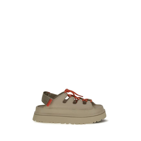 UGG Golden Glow Toggle Sandals - Beige Polyurethane Platform