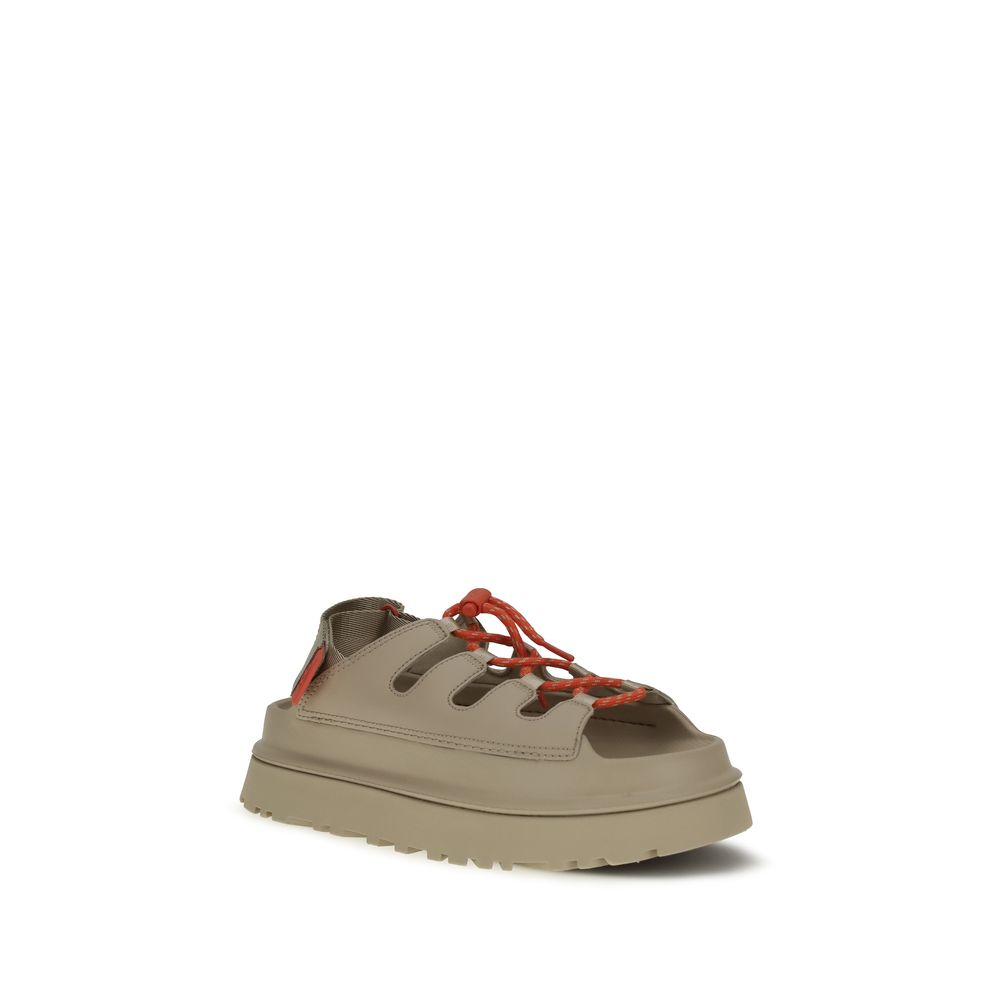 UGG Golden Glow Toggle Sandals - Beige Polyurethane Platform