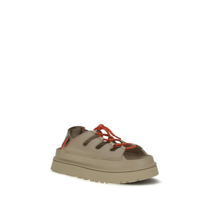 UGG Golden Glow Toggle Sandals - Beige Polyurethane Platform