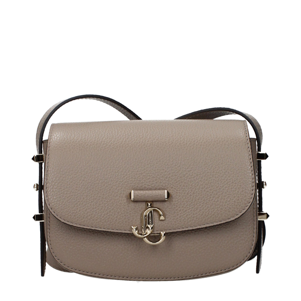 Jimmy Choo Gray Leather Crossbody Bag