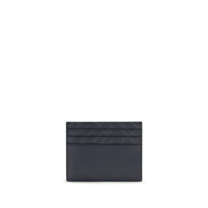 Fendi Blue Leather FF Squared Card Holder