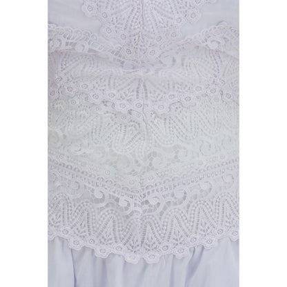 Charo Ruiz White Cotton Aveline Mini Dress