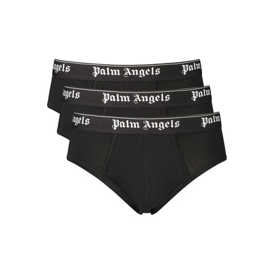 Palm Angels Black Cotton 3 Pack Men's Briefs