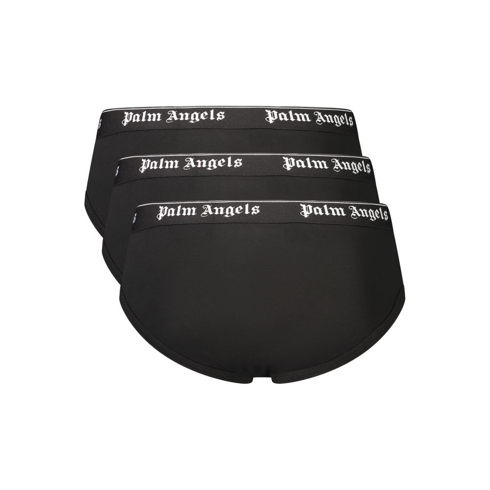 Palm Angels Black Cotton 3 Pack Men's Briefs