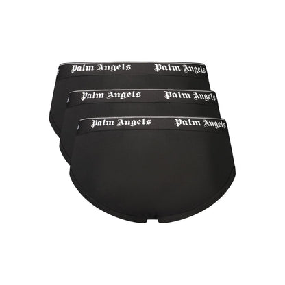 Palm Angels Black Cotton 3 Pack Men's Briefs