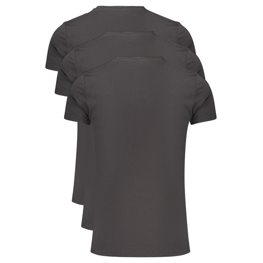 Palm Angels Black Cotton Men's 3 Pack T-Shirts Underwear