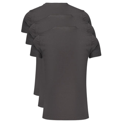 Palm Angels Black Cotton Men's 3 Pack T-Shirts Underwear