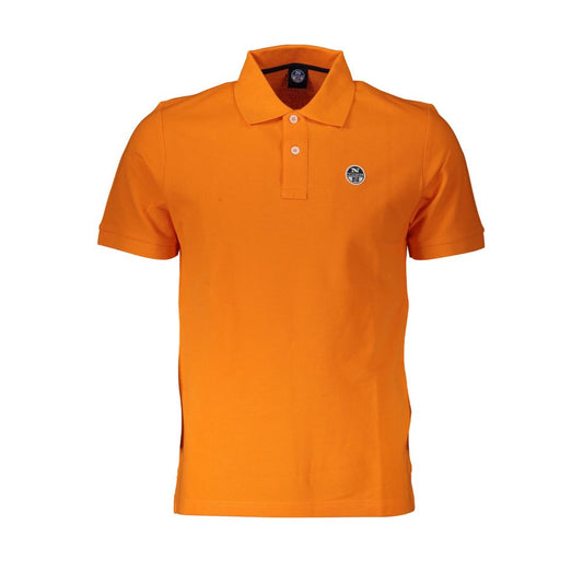 North Sails Orange Cotton Men's Short Sleeve Polo Top