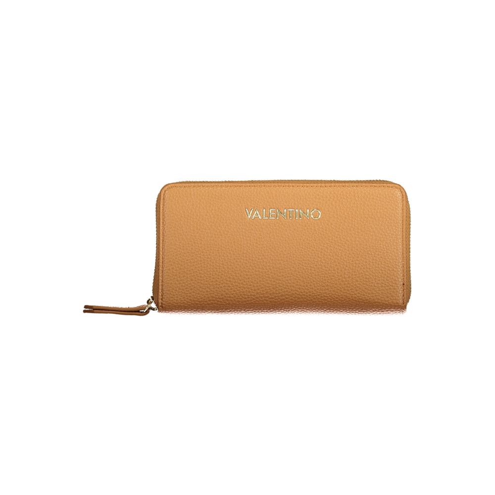 Mario Valentino Brown Faux Leather Wallet