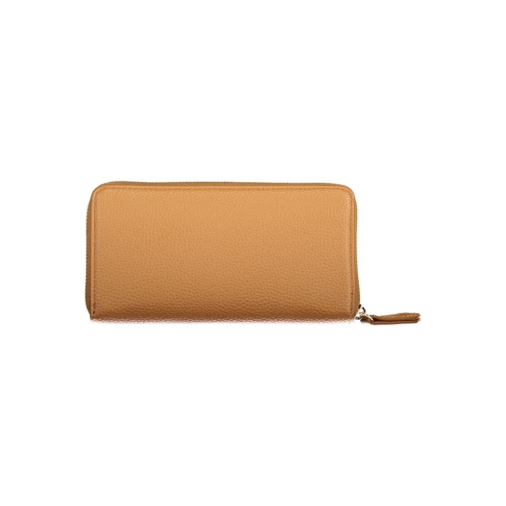 Mario Valentino Brown Faux Leather Wallet
