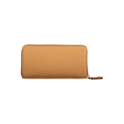 Mario Valentino Brown Faux Leather Wallet