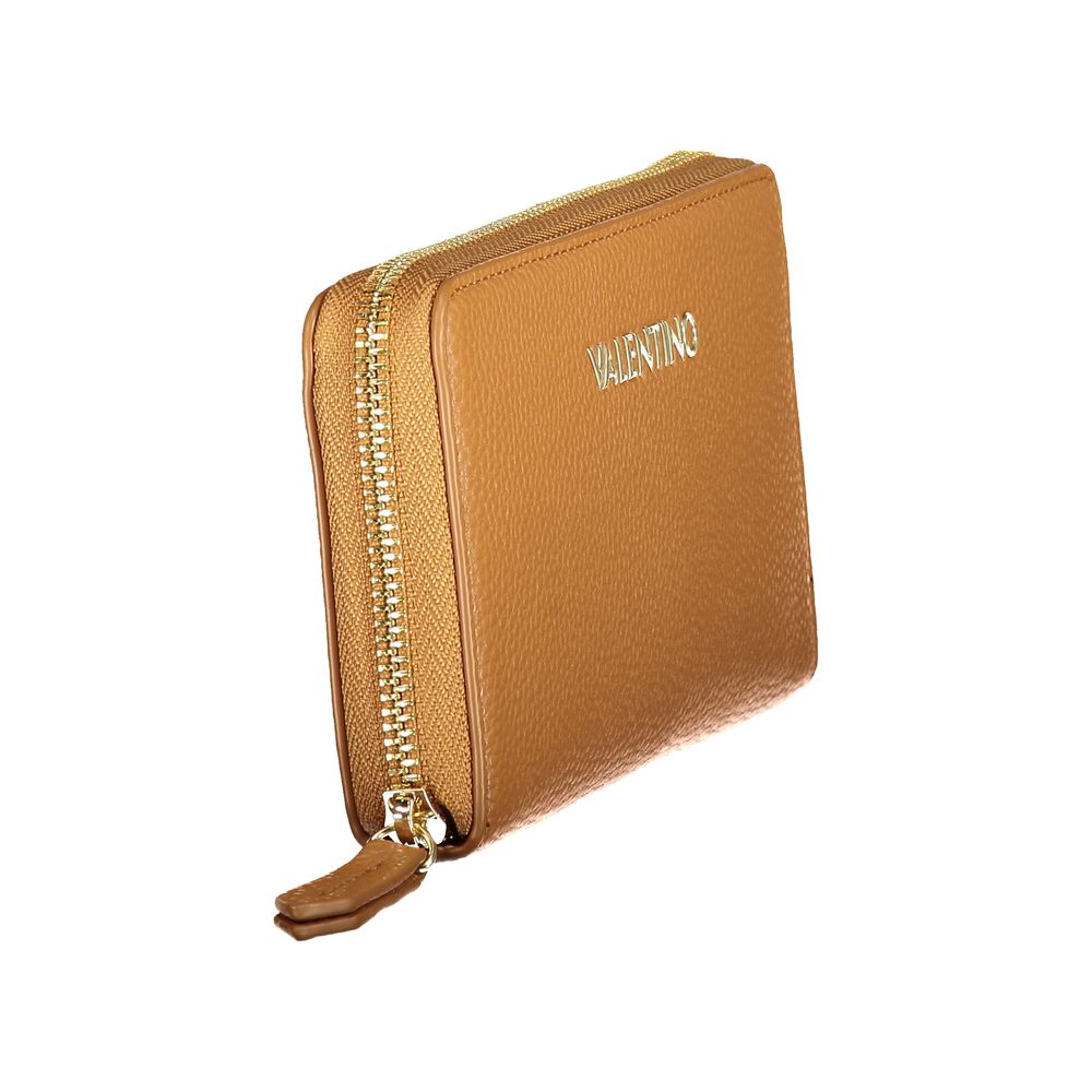 Mario Valentino Brown Faux Leather Wallet