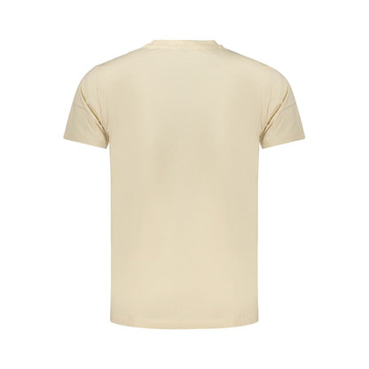 Rifle Beige Cotton Mens T-Shirt - Effortless Style and Comfort