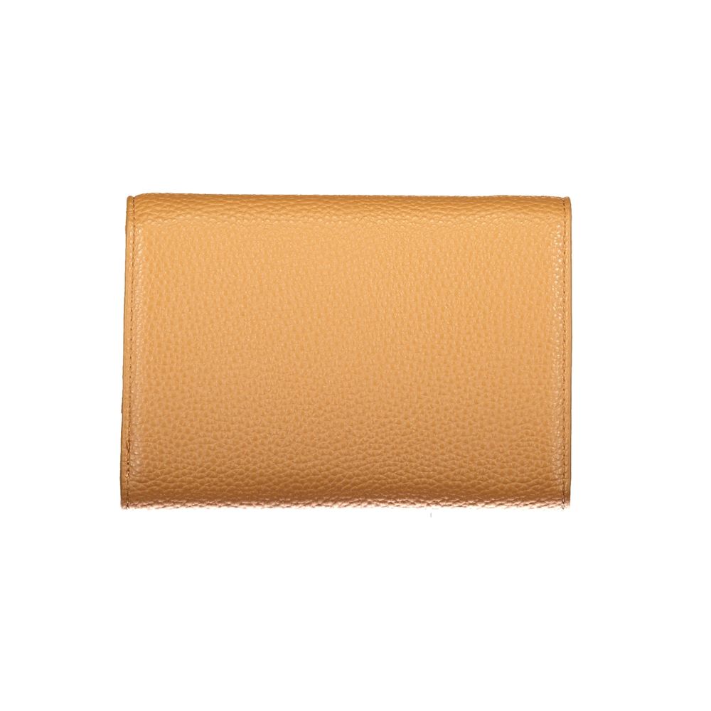 Mario Valentino Brown Faux Leather Women's Wallet