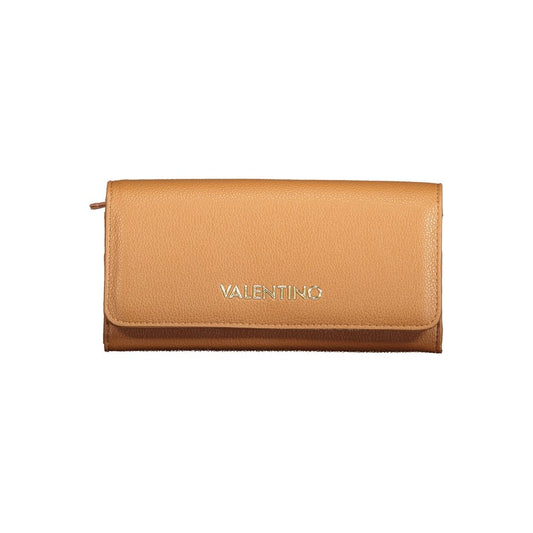 Mario Valentino Brown Faux Leather Wallet