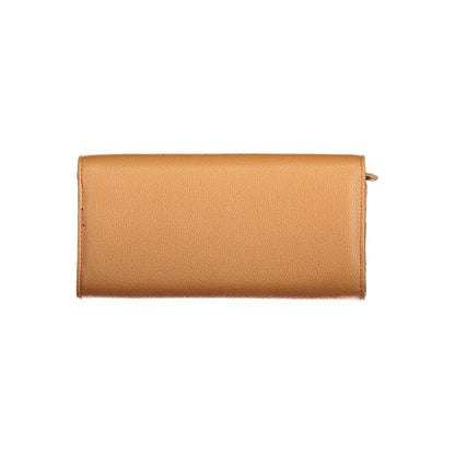 Mario Valentino Brown Faux Leather Wallet