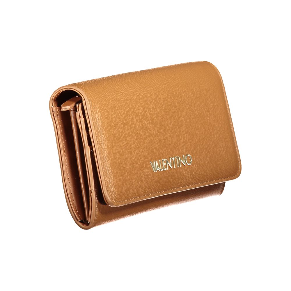 Mario Valentino Brown Faux Leather Wallet