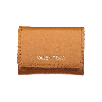Mario Valentino Brown Faux Leather Women's Wallet
