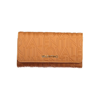 Mario Valentino Brown Faux Leather Women's Wallet