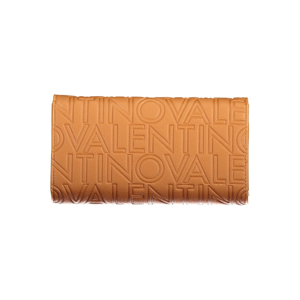 Mario Valentino Brown Faux Leather Women's Wallet