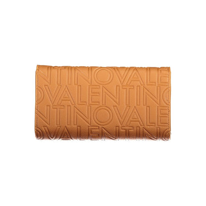 Mario Valentino Brown Faux Leather Women's Wallet