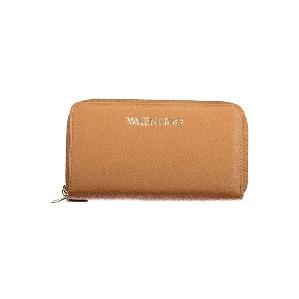 Mario Valentino Brown Faux Leather Wallet