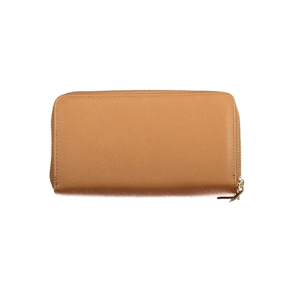 Mario Valentino Brown Faux Leather Wallet