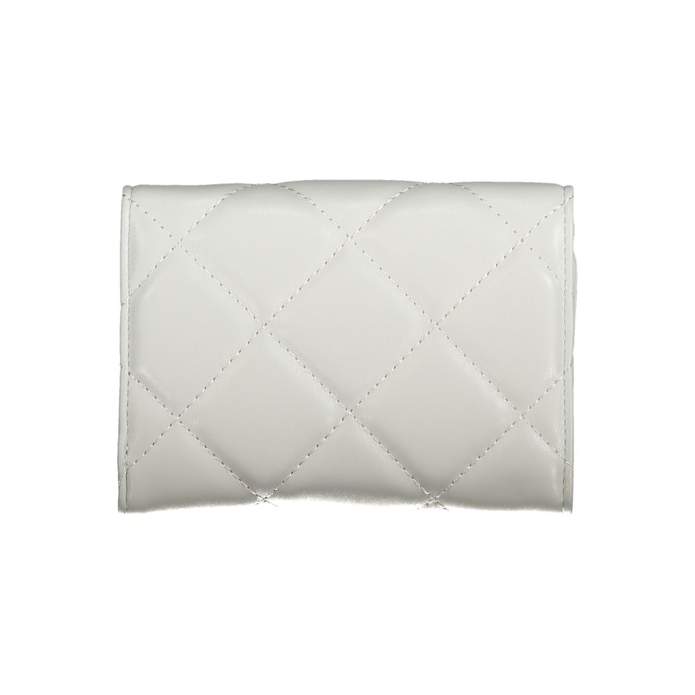 Mario Valentino Gray Faux Leather Women's Wallet