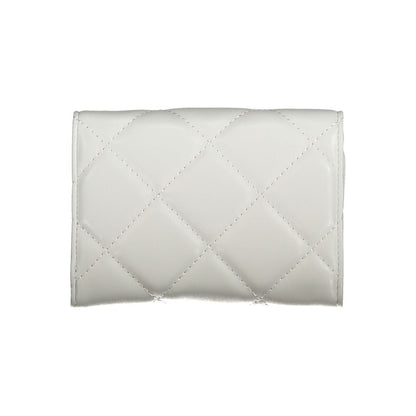 Mario Valentino Gray Faux Leather Women's Wallet