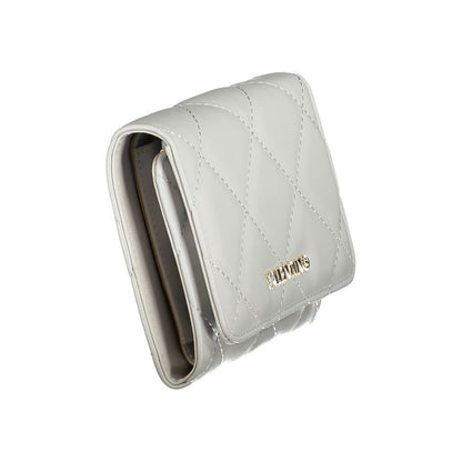 Mario Valentino Gray Faux Leather Women's Wallet