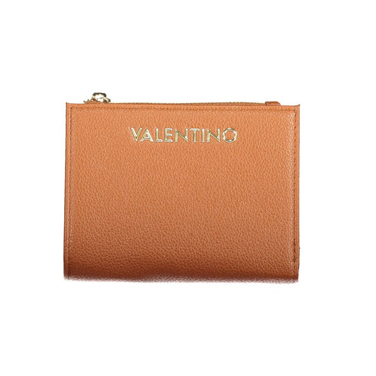 Mario Valentino Brown Faux Leather Wallet