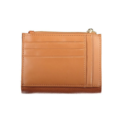 Mario Valentino Brown Faux Leather Wallet