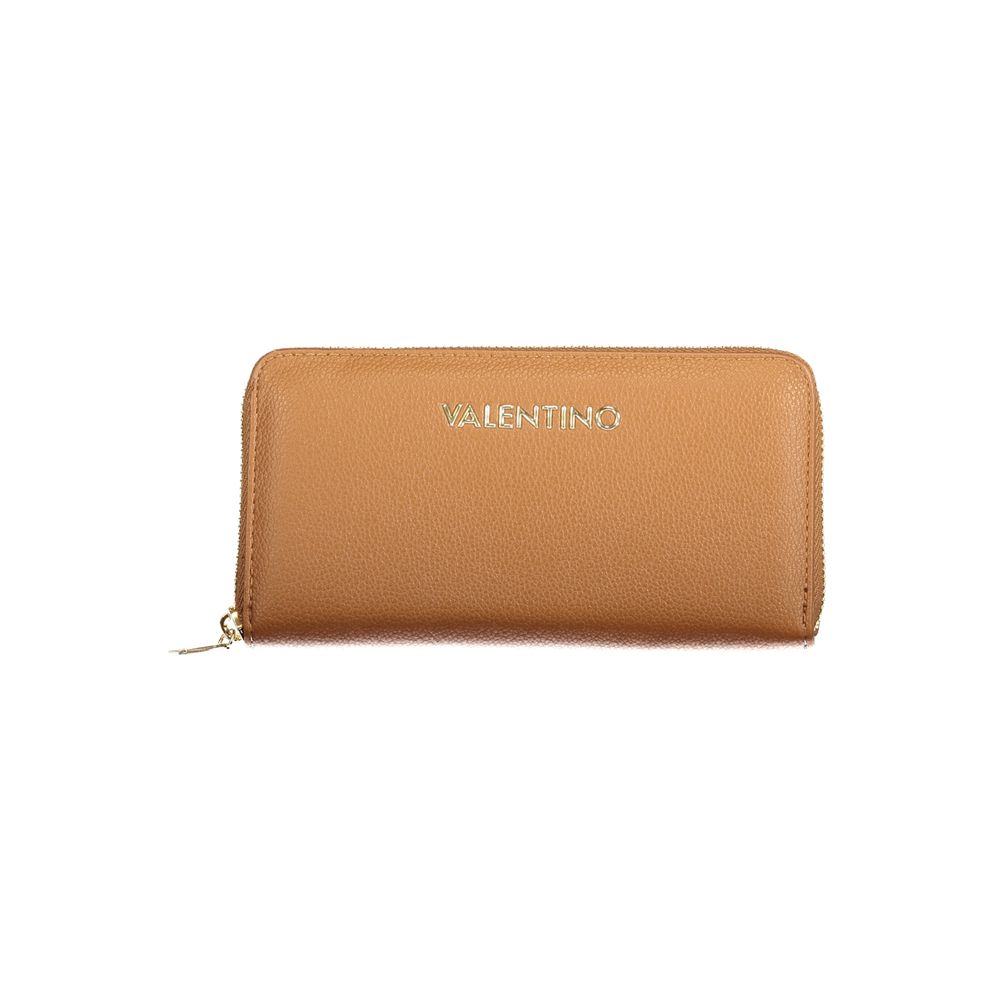 Mario Valentino Brown Faux Leather Wallet