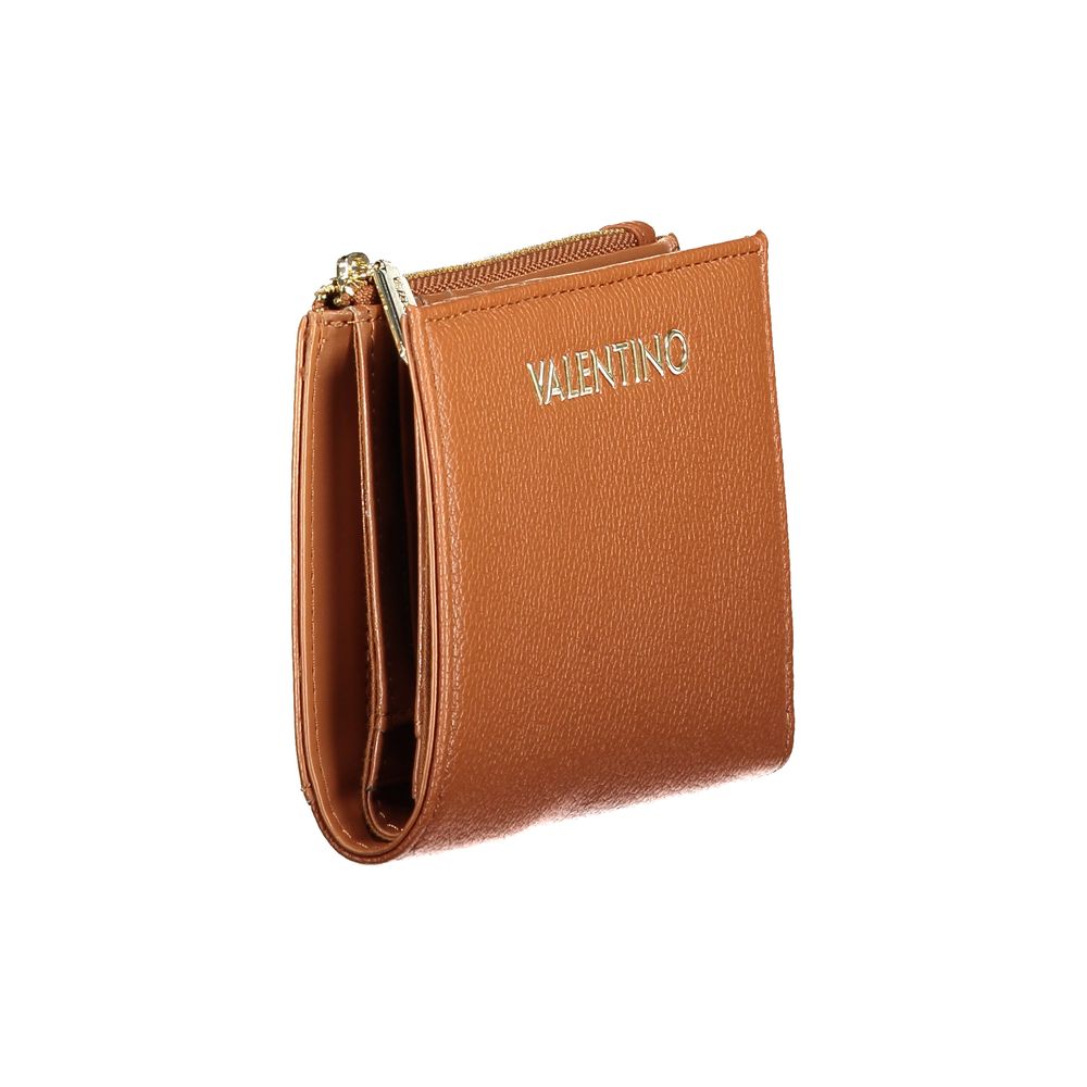 Mario Valentino Brown Faux Leather Wallet