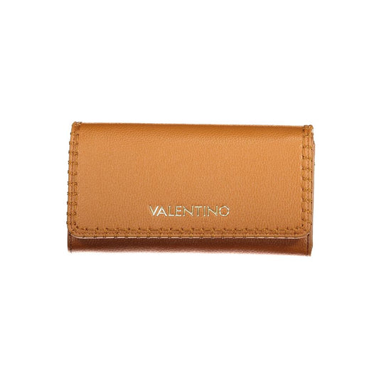 Mario Valentino Brown Faux Leather Women's Wallet