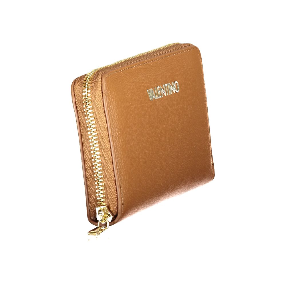 Mario Valentino Brown Faux Leather Wallet