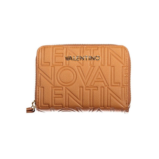 Mario Valentino Brown Faux Leather Women's Wallet