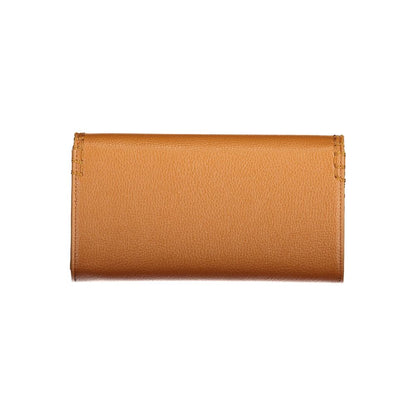 Mario Valentino Brown Faux Leather Women's Wallet