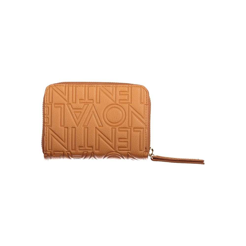 Mario Valentino Brown Faux Leather Women's Wallet